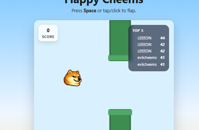 Flappy Cheems game thumbnail
